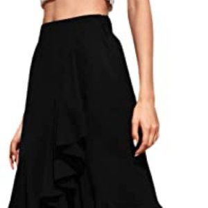 Giorgio Armani Wrap Ruffle A-Line skirt